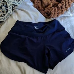Blue Brooks Chase 5" Running Shorts Small